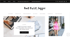 Desktop Screenshot of butfirstcoffeeblog.com